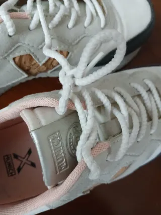 Zapatillas Munich grises y blancas