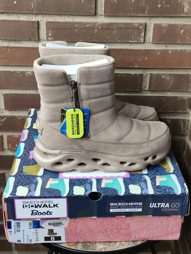 Botas Skechers Go Walk Beige Talla 38