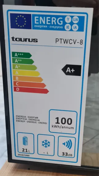 Vinoteca Taurus PTWCV-8