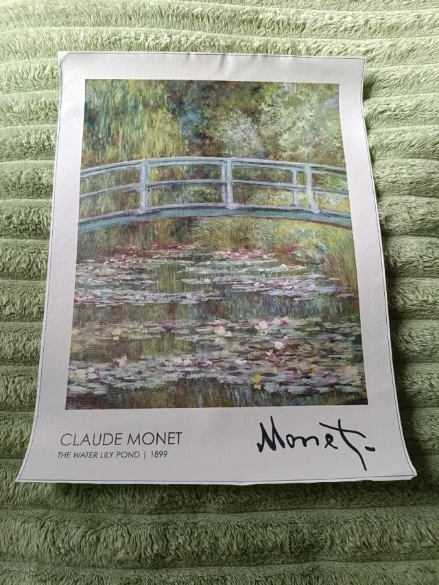 Stampa su tela Il laghetto delle ninfee Monet