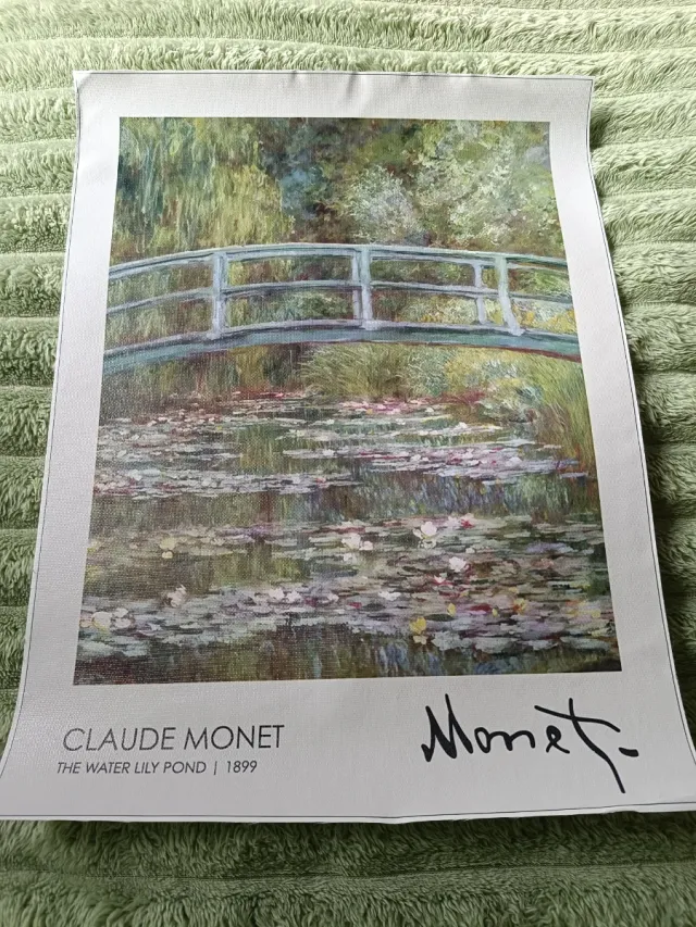 Stampa su tela Il laghetto delle ninfee Monet