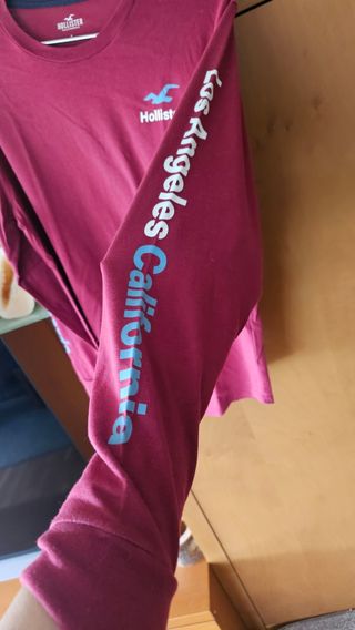 Camiseta manga larga  hollister