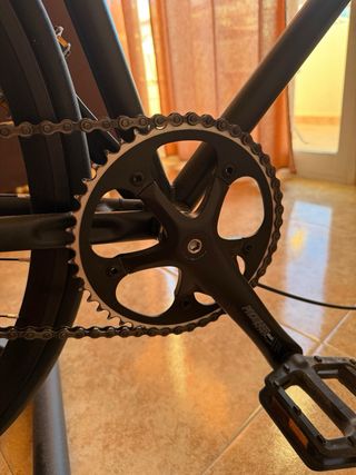 Bicicleta Fixie Negra
