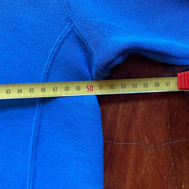 NUEVO Sudadera con capucha azul deportiva vintage