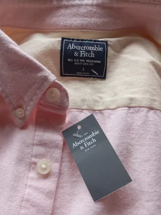 Camisa Abercrombie & Fitch Rosa Talla L
