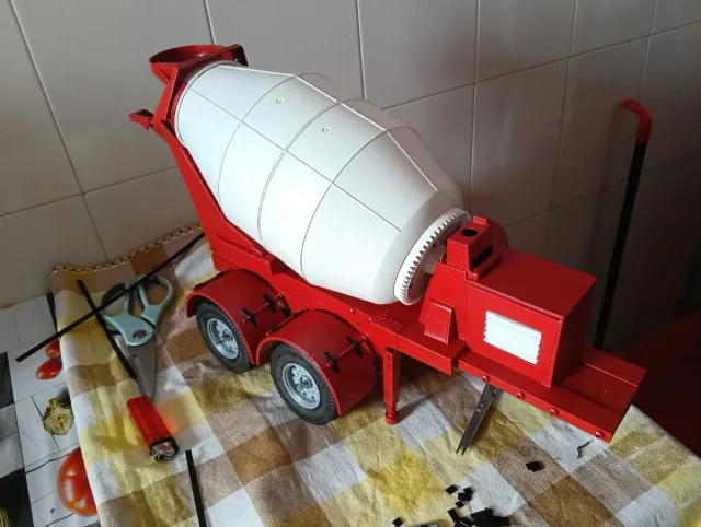 Remolque Hormigonera Tamiya 1:14 Funcional