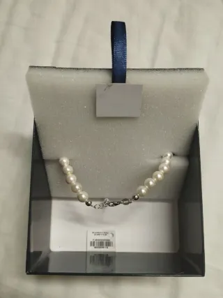 Bracciale Bluespirit Argento Perle Bianche