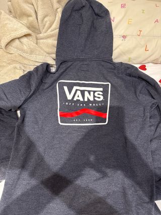 Sudadera Vans Gris con Logo