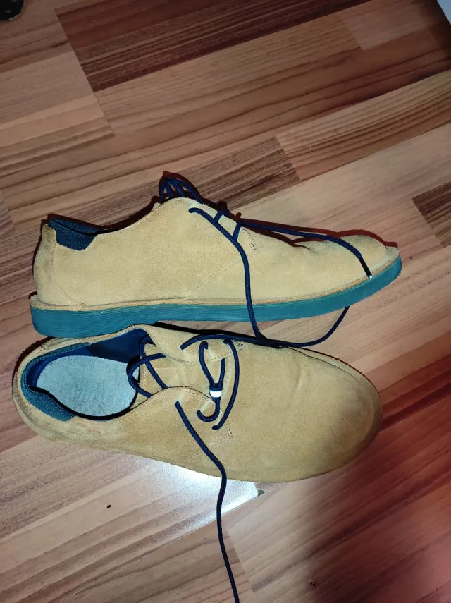 Zapatos Camper Beige/Azul