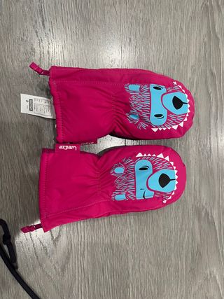 Guantes Nieve Niña Decathlon Rosas y Azules