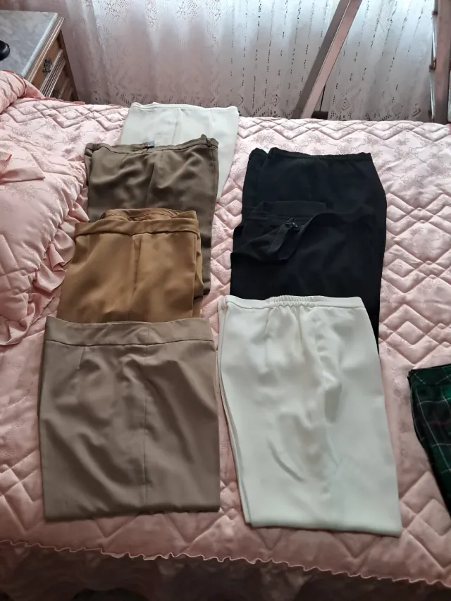 Conjunto de pantalones varios de colores 7 pares.