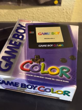 Caja Game Boy Color Morada Original Nintendo