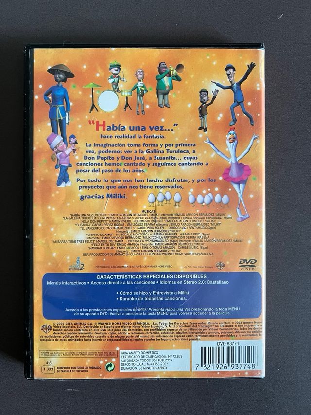 DVD Miliki Presenta Había una vez...