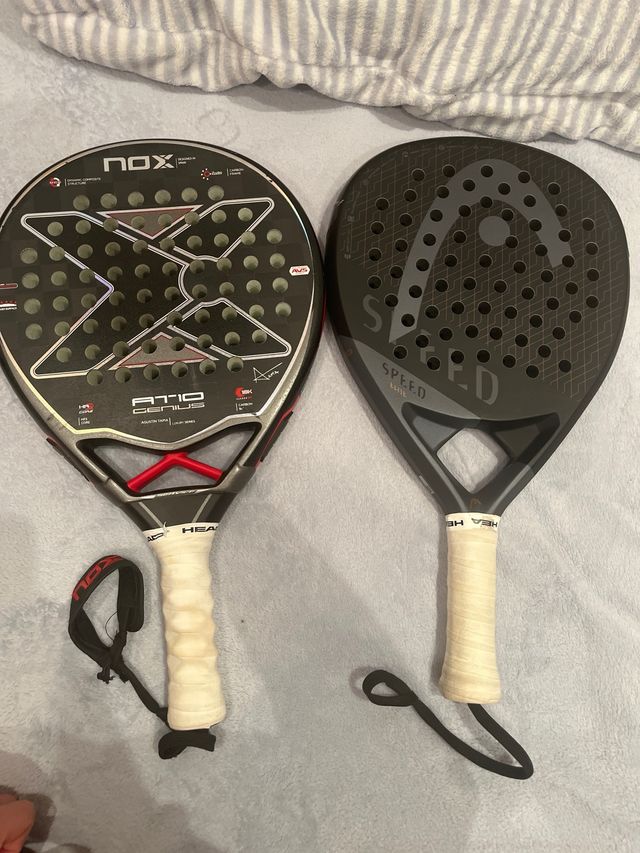 Palas de pádel NOX y HEAD