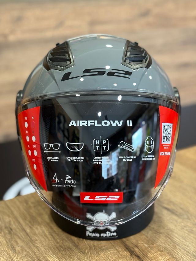 Casco LS2 Airflow II Nardo Gris