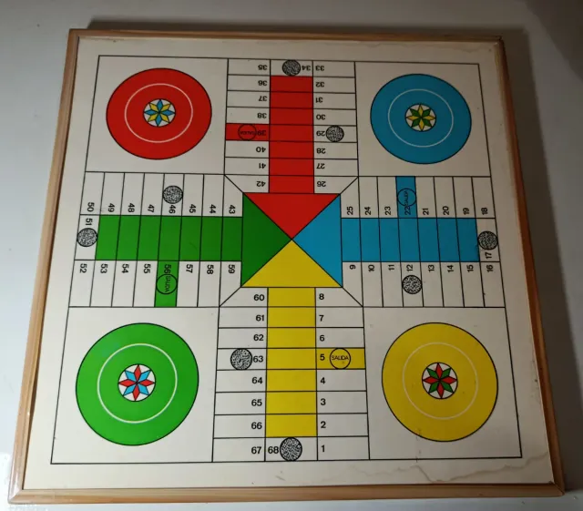 Juego de la Oca Tablero Antiguo Vintage