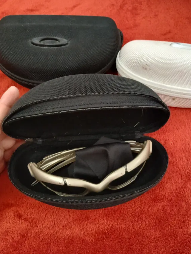 Gafas Oakley Plateadas y Naranja