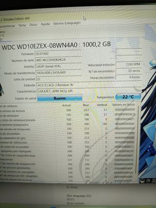 Disco Duro WD Blue 1TB 3.5 PC HDD