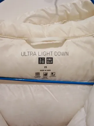 Plumas Uniqlo Ultralight Mujer Blanco