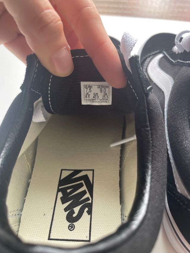 Vans Old Skool Negras Talla 40