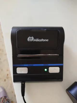 Impresora Ticket Bluetooth Milestone Negra