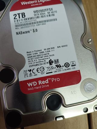 Disco Duro WD Red Pro 2TB NAS