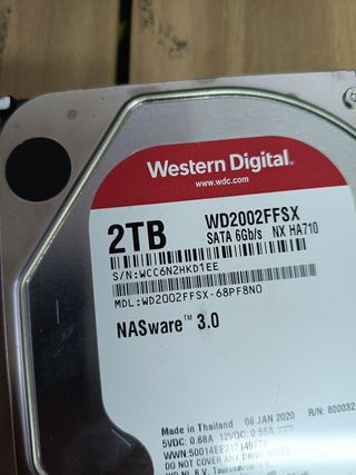 Disco Duro WD Red Pro 2TB NAS