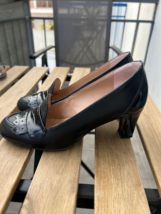 Zapatos de tacón negros talla 37