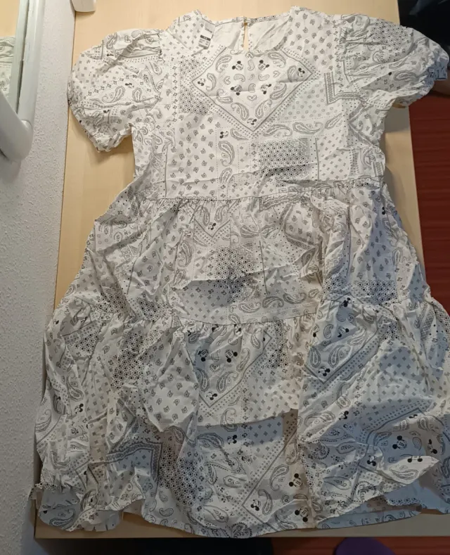 Vestido estampado bandana Mickey