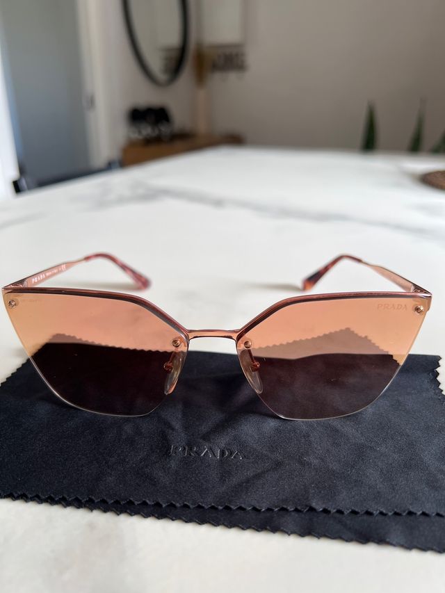 Gafas de Sol Prada Cat Eye Rosas Originales