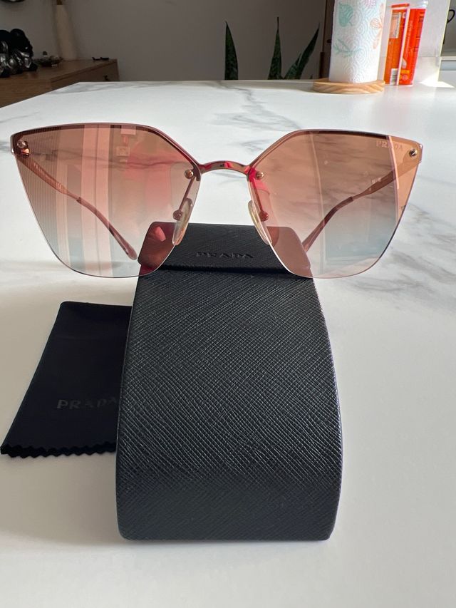 Gafas de Sol Prada Cat Eye Rosas Originales