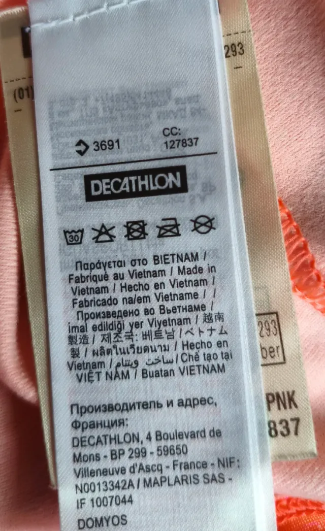 Giacchetta da felpa per bambina con cerniera corallo