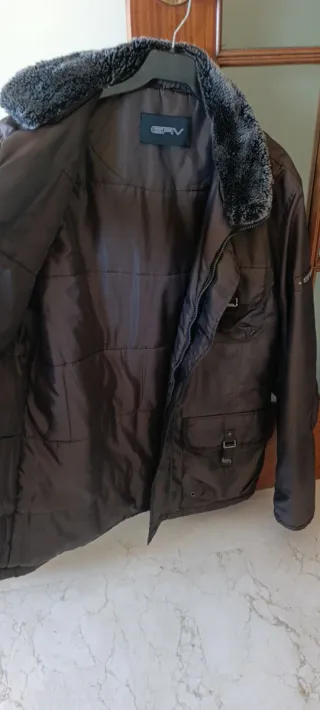 Parka marrón invierno talla L