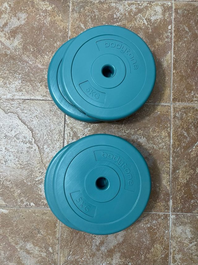 Discos de pesa 5 kg Bodytone (4 unidades)