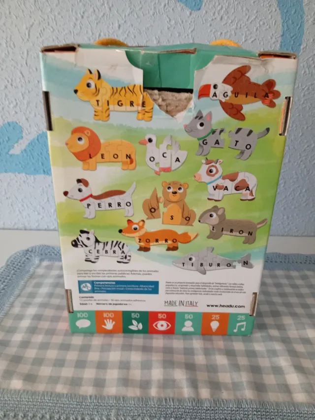 Puzzle Mis Primeras Palabras Headu