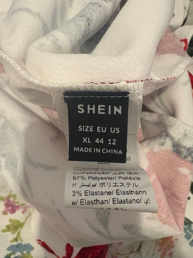 Vestido casual estampado floral