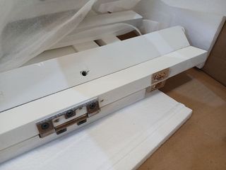 Armadio angolare in legno massello vidaXL