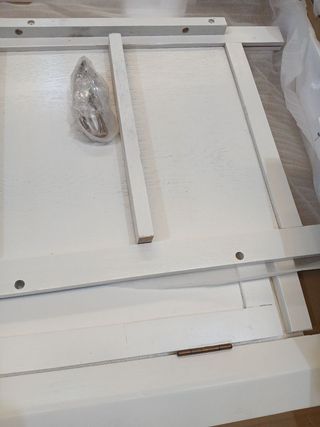 Armadio angolare in legno massello vidaXL