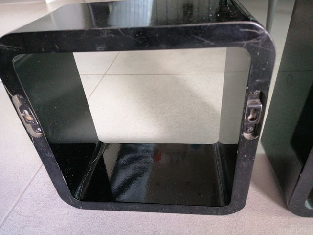 Estantes decorativos negros (2 unidades)