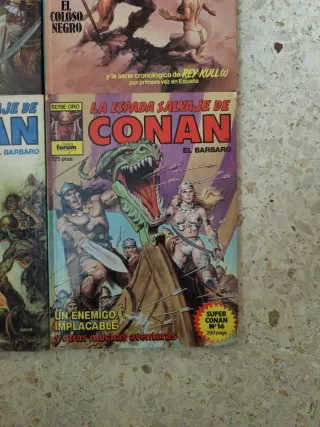 Lote 4 tomos “Super Conan” tapa dura (Forum, númer