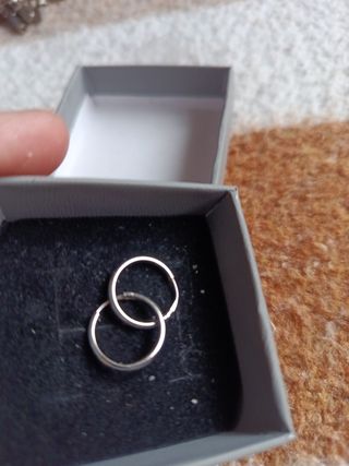Aros de oro 18k