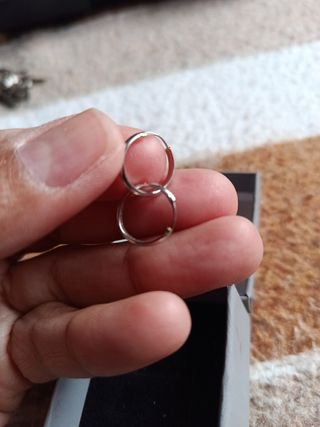Aros de oro 18k