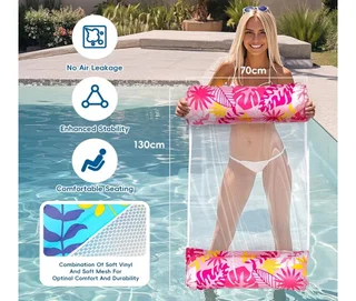 HAMACA INFLABLE ROSA