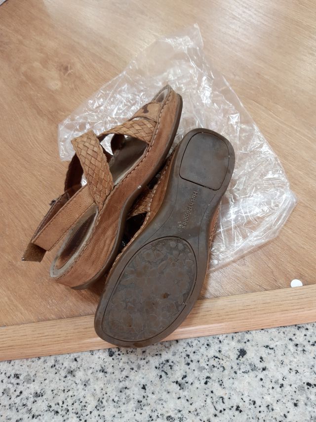 Sandalias Hush Puppies Beige/Marrón