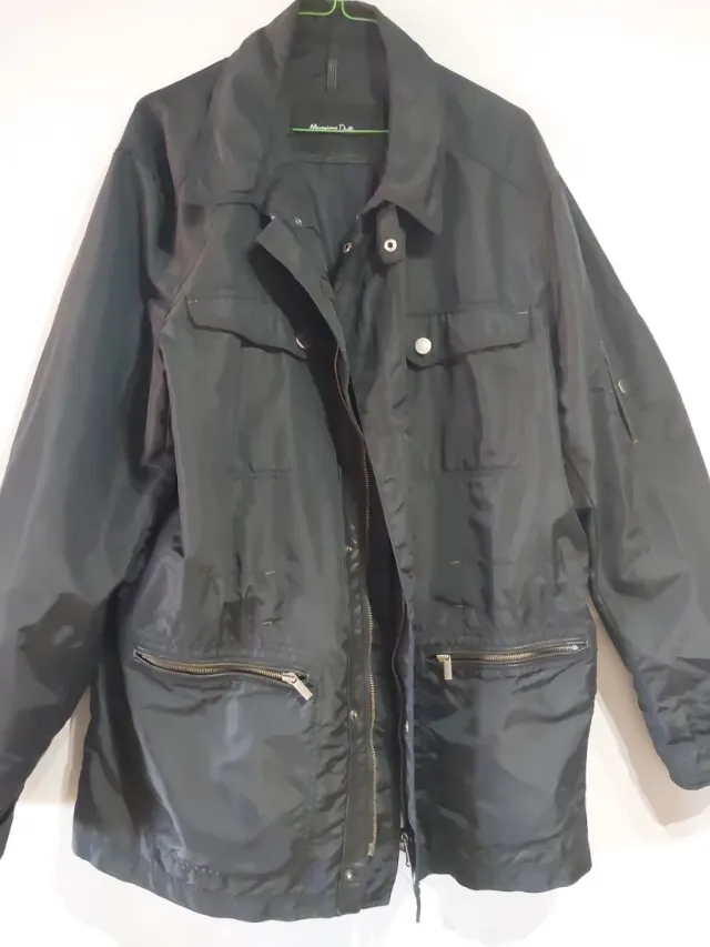 Parka Massimo Dutti Negra