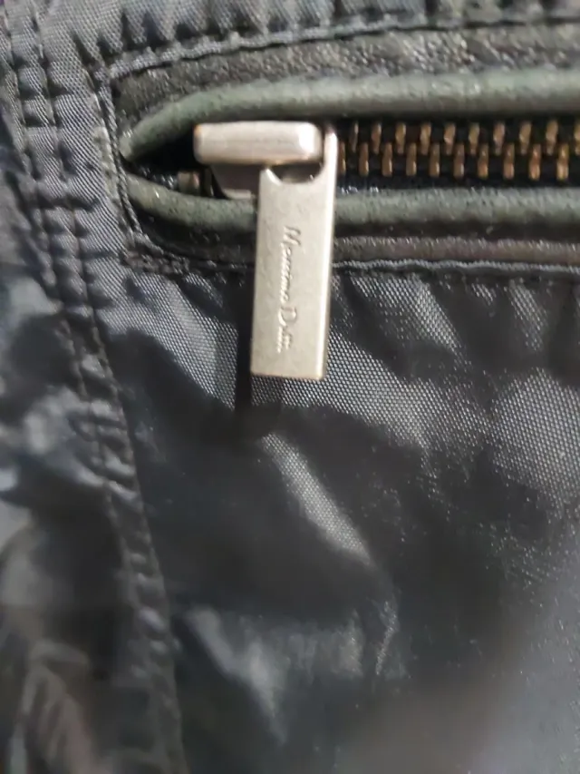 Parka Massimo Dutti Negra