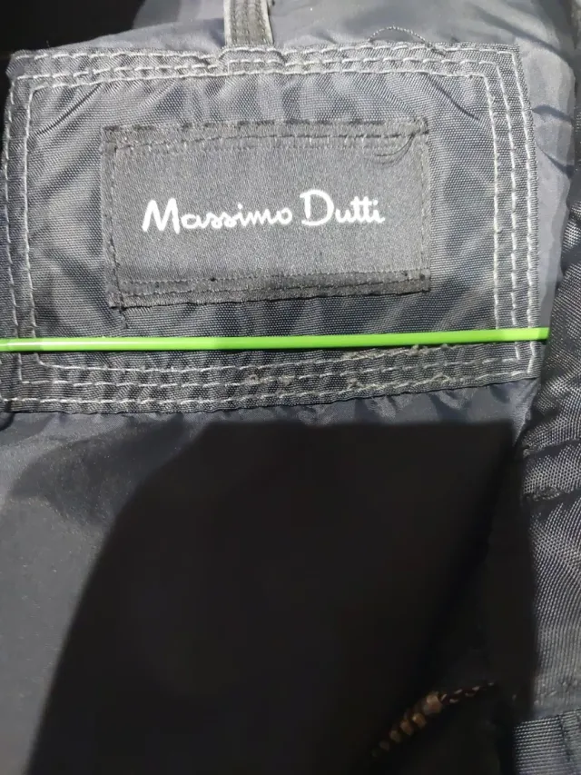 Parka Massimo Dutti Negra
