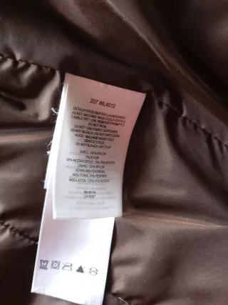 Plumas Columbia Marrón Talla M