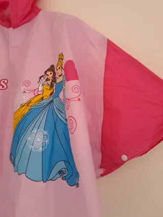 Mantella pioggia Principesse Disney rosa