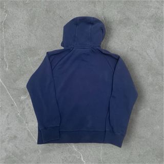 Felpa Nike blu vintage logo rosso sbiadito